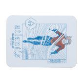 Aquaman - Atlantis Surf Club Magnet (Horizontal)