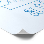 Aquaman - Atlantis Surf Club Poster (Ecke)