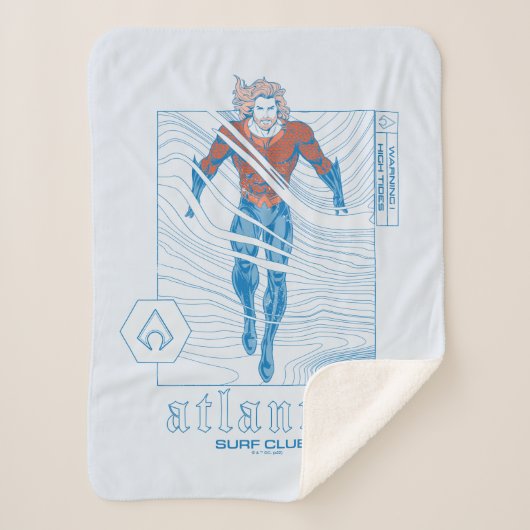 Aquaman - Atlantis Surf Club Sherpadecke (Vorderseite)