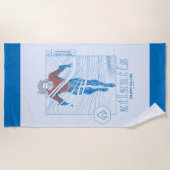 Aquaman - Atlantis Surf Club Strandtuch (Vorderseite)