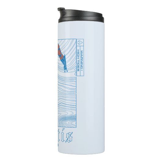 Aquaman - Atlantis Surf Club Thermosbecher (Nach rechts gedreht)