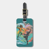 Aquaman & Black Manta Gezeitenwelle Gepäckanhänger (Vorderseite vertikal)