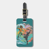 Aquaman & Black Manta Gezeitenwelle Gepäckanhänger (Vorderseite vertikal)