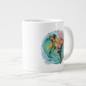 Aquaman & Black Manta Gezeitenwelle Jumbo-Tasse (Vorderseite Rechts)