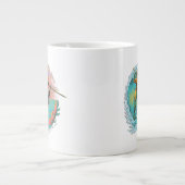 Aquaman & Black Manta Gezeitenwelle Jumbo-Tasse (Vorderseite)