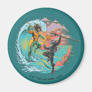 Aquaman & Black Manta Gezeitenwelle Magnet