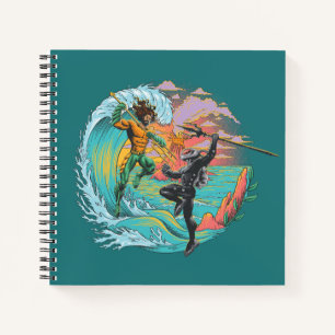 Aquaman & Black Manta Gezeitenwelle Notizblock