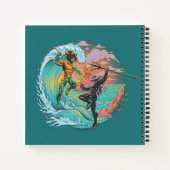 Aquaman & Black Manta Gezeitenwelle Notizblock (Rückseite)