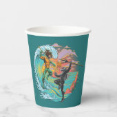 Aquaman & Black Manta Gezeitenwelle Pappbecher (Vorderseite)