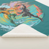 Aquaman & Black Manta Gezeitenwelle Sherpadecke (3/4)