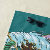 Aquaman & Black Manta Gezeitenwelle Strandtuch (Beispiel)