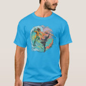 Aquaman & Black Manta Gezeitenwelle T-Shirt (Vorderseite)