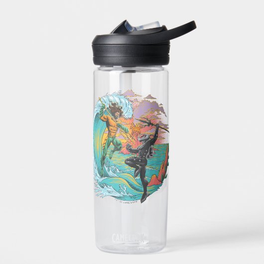 Aquaman & Black Manta Gezeitenwelle Trinkflasche (Links)