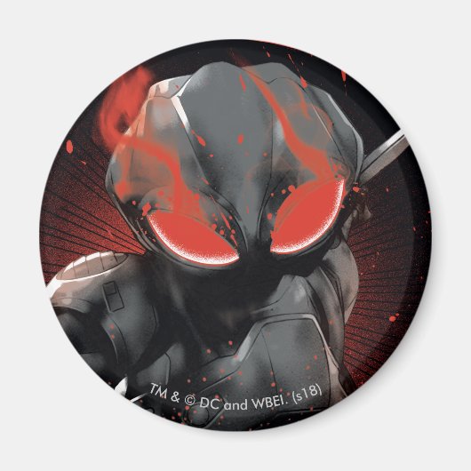 Aquaman | Black Manta Red Swipe Graphic Magnet (Vorne)
