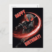 Aquaman | Black Manta Red Swipe Graphic Postkarte (Vorne/Hinten)