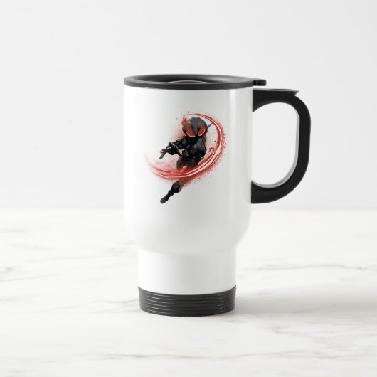 Aquaman | Black Manta Red Swipe Graphic Reisebecher (Rechts)