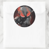 Aquaman | Black Manta Red Swipe Graphic Runder Aufkleber (Tasche)