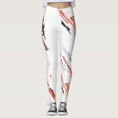 Aquaman | Black Manta Scattered Typografy Graphic Leggings (Vorderseite)