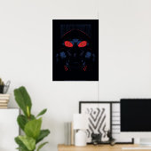 Aquaman Black Manta Shadowy Graphic Poster (Heimbüro)