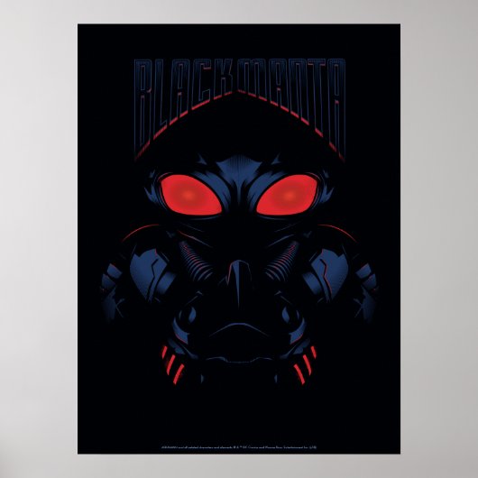 Aquaman Black Manta Shadowy Graphic Poster (Vorne)