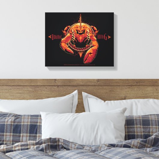 Aquaman | Brine King Graphic Leinwanddruck (Insitu (Schlafzimmer))