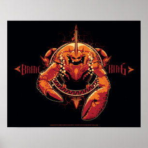 Aquaman Brine King Graphic Poster