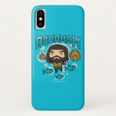 Aquaman | Chibi Aquaman Undersea Graphic Case-Mate iPhone Hülle (Rückseite)