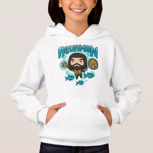 Aquaman | Chibi Aquaman Undersea Graphic Hoodie (Vorderseite)