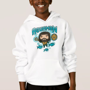 Aquaman Chibi Aquaman Undersea Graphic Hoodie