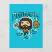 Aquaman | Chibi Aquaman Undersea Graphic Postkarte (Vorderseite)