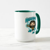Aquaman | Chibi Aquaman Undersea Graphic Tasse (VorderseiteRechts)