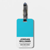 Aquaman | Chibi Aquaman unterseeische Grafik Gepäckanhänger (Rückseite vertikal)