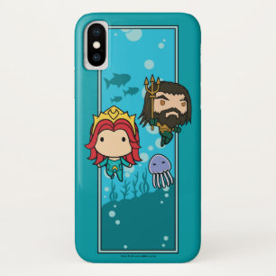 Aquaman   Chibi Mera & Aquaman Undersea Graphic Case-Mate iPhone Hülle