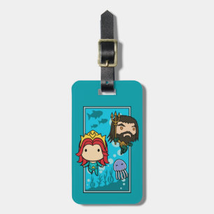 Aquaman   Chibi Mera & Aquaman Undersea Graphic Gepäckanhänger