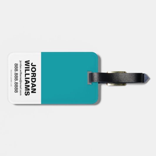 Aquaman | Chibi Mera & Aquaman Undersea Graphic Gepäckanhänger (Rückseite horizontal)