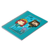 Aquaman | Chibi Mera & Aquaman Undersea Graphic Notizblock (Linke Seite)