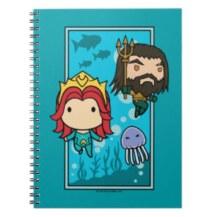 Aquaman   Chibi Mera & Aquaman Undersea Graphic Notizblock