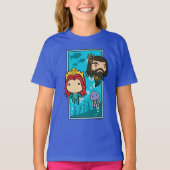 Aquaman | Chibi Mera & Aquaman Undersea Graphic T-Shirt (Vorderseite)