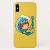 Aquaman | Chibi Mera Riding Wave Graphic Case-Mate iPhone Hülle (Rückseite)