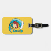 Aquaman | Chibi Mera Riding Wave Graphic Gepäckanhänger (Vorderseite horizontal)