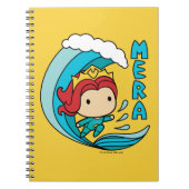 Aquaman | Chibi Mera Riding Wave Graphic Notizblock (Vorderseite)