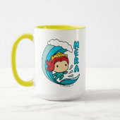 Aquaman | Chibi Mera Riding Wave Graphic Tasse (Links)