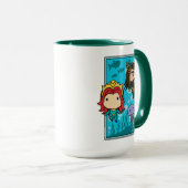 Aquaman | Chibi Mera u. Aquaman unterseeische Tasse (VorderseiteRechts)