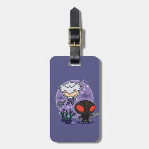 Aquaman Chibi Orm & Black Manta Undersea Graphic Gepäckanhänger