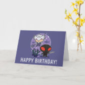 Aquaman | Chibi Orm & Black Manta Undersea Graphic Karte (Gelbe Blume)