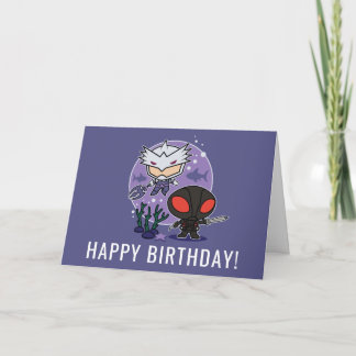 Aquaman | Chibi Orm & Black Manta Undersea Graphic Karte