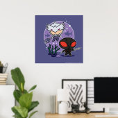 Aquaman | Chibi Orm & Black Manta Undersea Graphic Poster (Heimbüro)