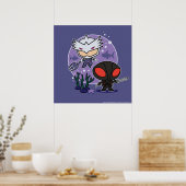 Aquaman | Chibi Orm & Black Manta Undersea Graphic Poster (Küche)