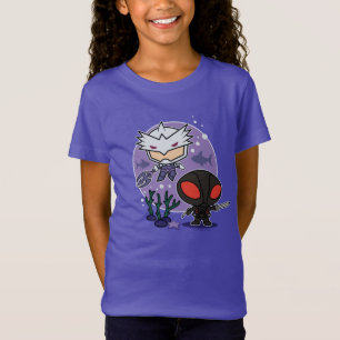 Aquaman Chibi Orm & Black Manta Undersea Graphic T-Shirt