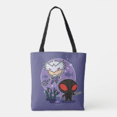 Aquaman | Chibi Orm & Black Manta Undersea Graphic Tasche (Rückseite)